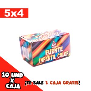 Oferta Fuente Infantil Color 5×4